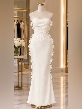 Strapless Maxi Dress